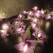 20 Purple Orchid Flower Fairy String Lights Wedding Party Floral Home Decor 3.5m