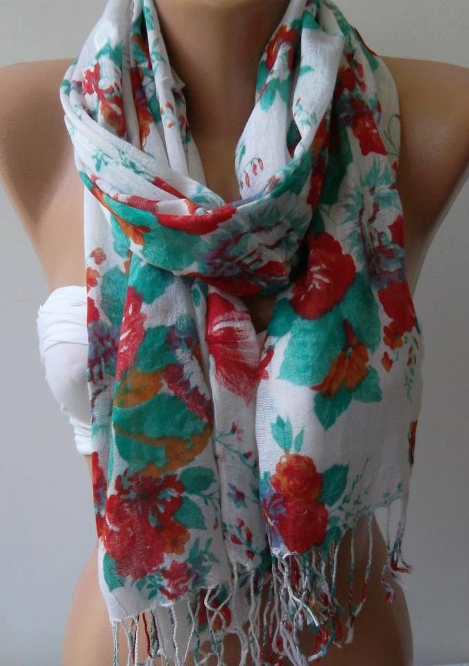 Shawl for Summer / Elegance Shawl / Scarf /soft and light