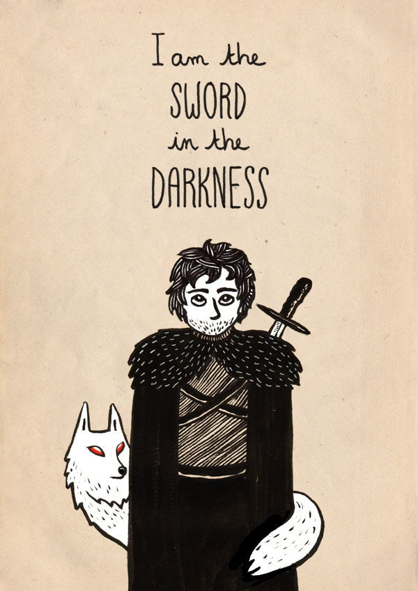 Jon Snow A4 Print