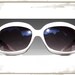 Vintage 90s Fly Shades - Bono U2 - White Oversized Sunglasses