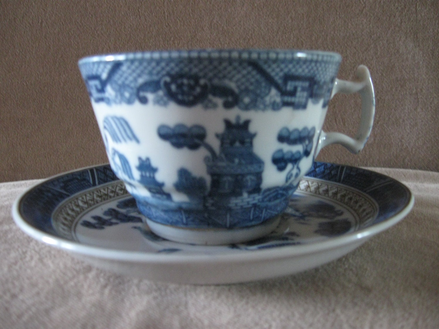 Blue Chinese Cup