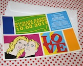 DIY Pop Art Invite