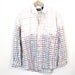 Bleached Flannel Shirt - red, green, blue, and yellow