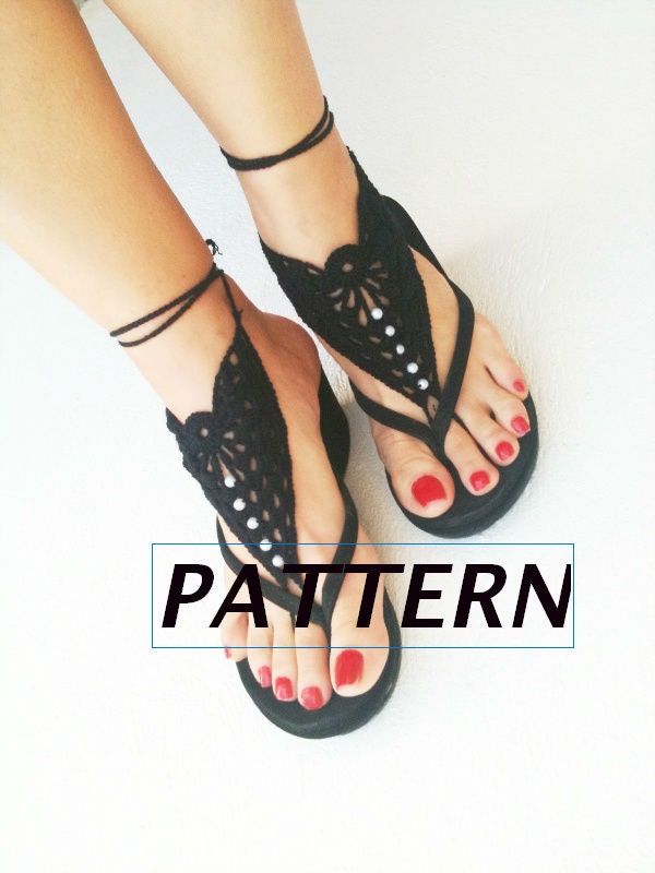 PDF crochet pattern,DIY tutorial, Barefoot Sandals, Nude shoes, Foot jewelry, Wedding, Victorian Lace, Sexy, Lolita, Yoga, Anklet