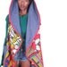 Ethnic Print Patchwork Reversible Patchwork Denim Vest Gilet Jacket Coat