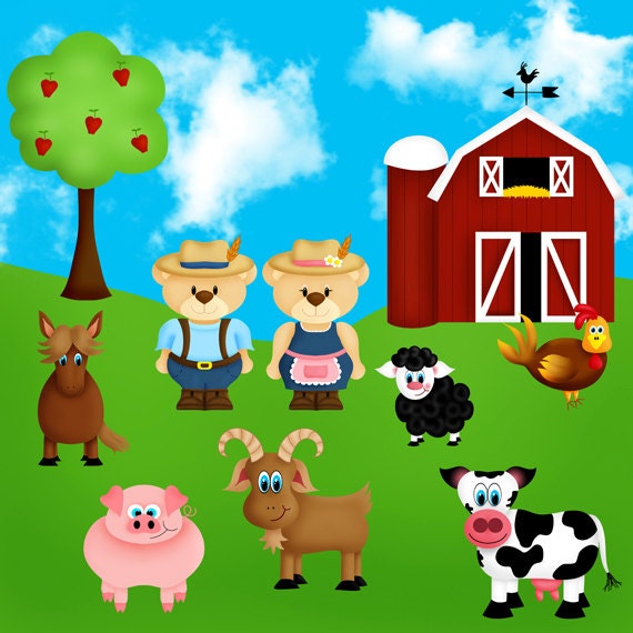 farm yard clip art free - photo #5