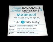 Fun & Modern Wedding Invitation Template