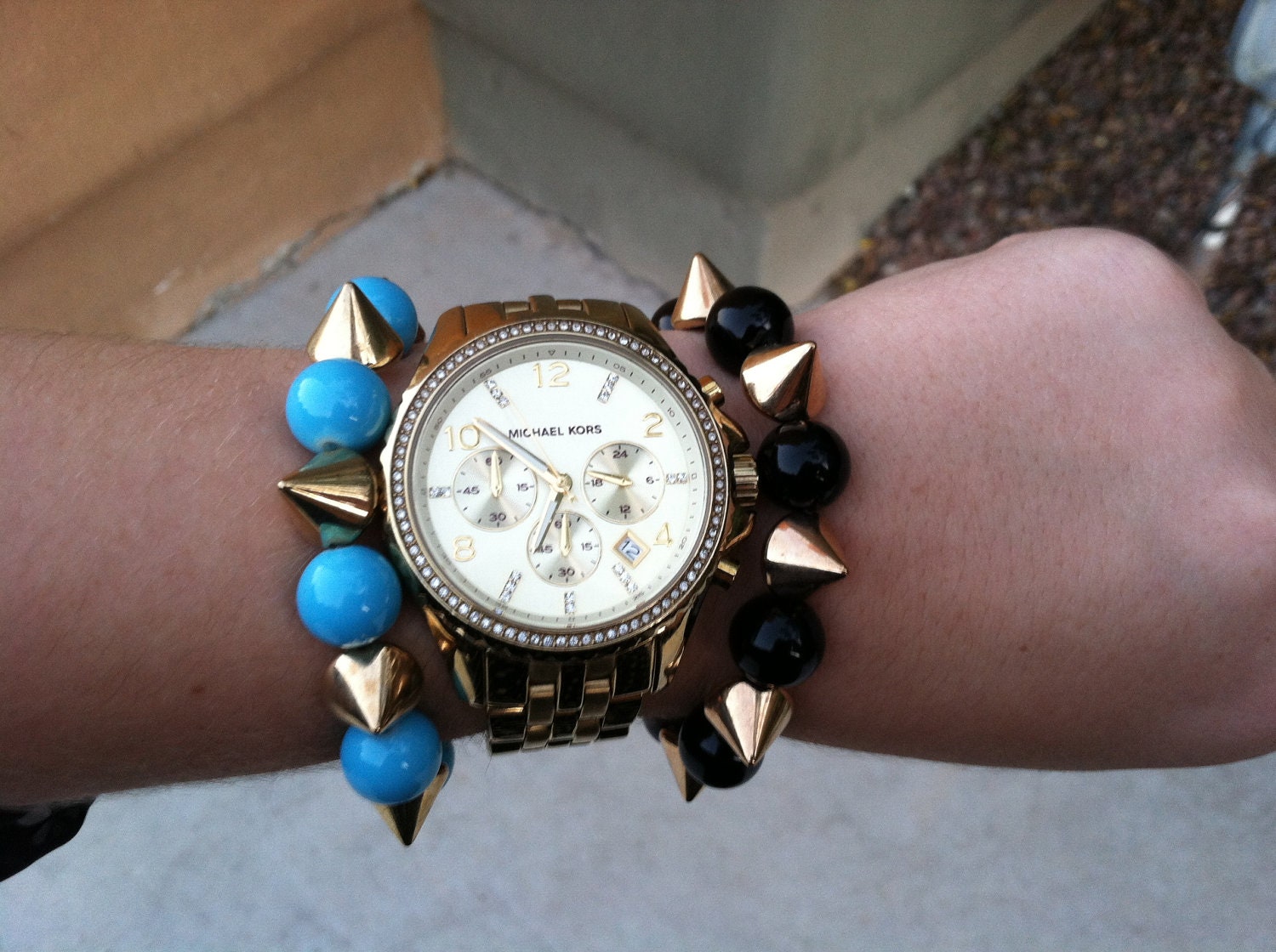 The Amelia Bracelet- 7"- TURQUOISE