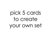 Greetings Cards - Set of 5, blank, notecards
