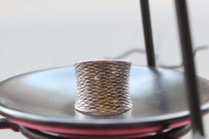 Skin-Like, Very Fun Sterling Silver Ring