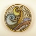 On hold for Pieces of Joy --- Frisky Narwhal Zentangle Embroidery Hoop Art