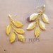 Gold Leave Earrings
