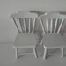 doll house chairs green