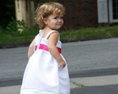 Simple Ribbon Flower Girl Dress - Made to Order