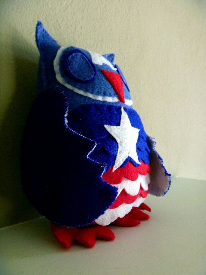 Avengers Captain America Owl Plush