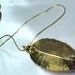 Estate Gold Dipped Genuine LEAF Pendant & Monet Chain - 1980's