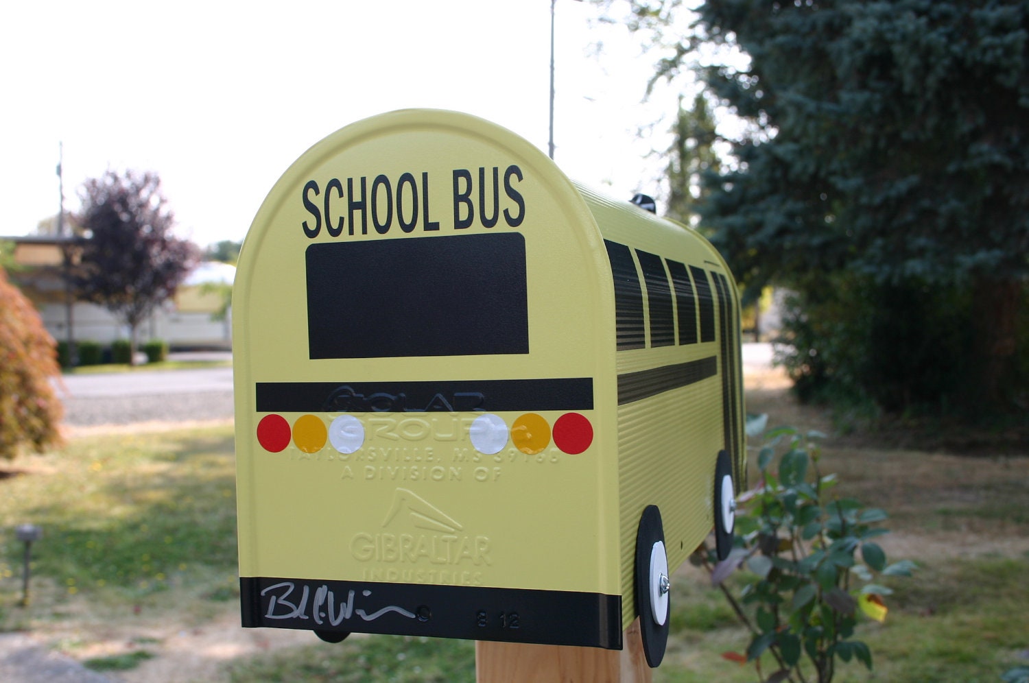 School Bus Mailbox by TheBusBox Custom  - Back to School - SchoolBusBox