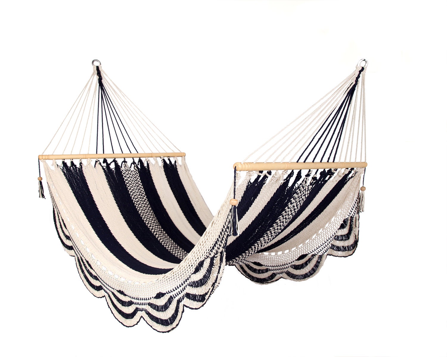 Black & White Hammock, Nicaraguan Handwoven Hammock