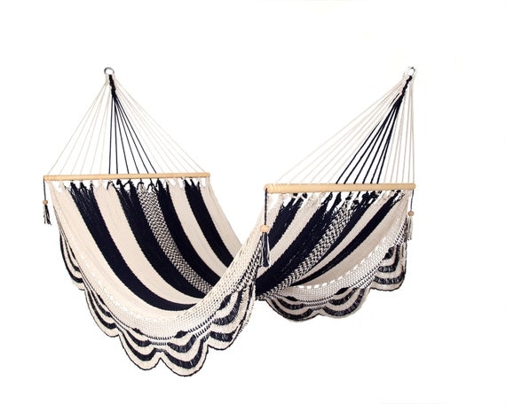 Black & White Hammock, Nicaraguan Handwoven Hammock