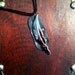 Quill Pen Sword " The Pen Is Mightier Than The Sword " Hand Stamped Necklace