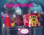Printable Yo Gabba Gabba Water labels