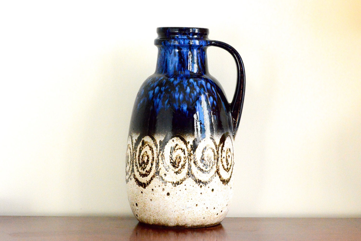 Scheurich: West German pottery floor vase (417-42)