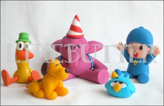 Edible Adorable Pocoyo Inspired Cake Toppers Il_570xn