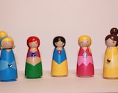Disney Princess Wooden Peg Dolls