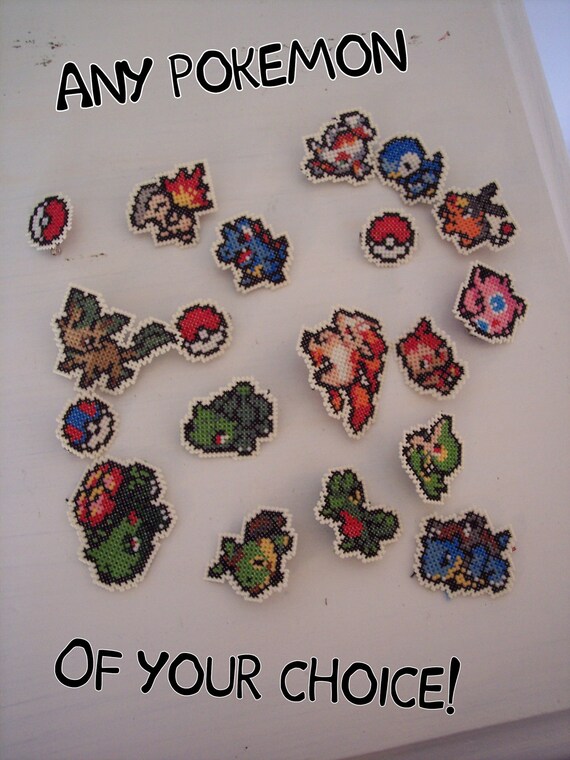 Custom mini Pokemon pin. Any Pokemon you want. Now by HopperArtz