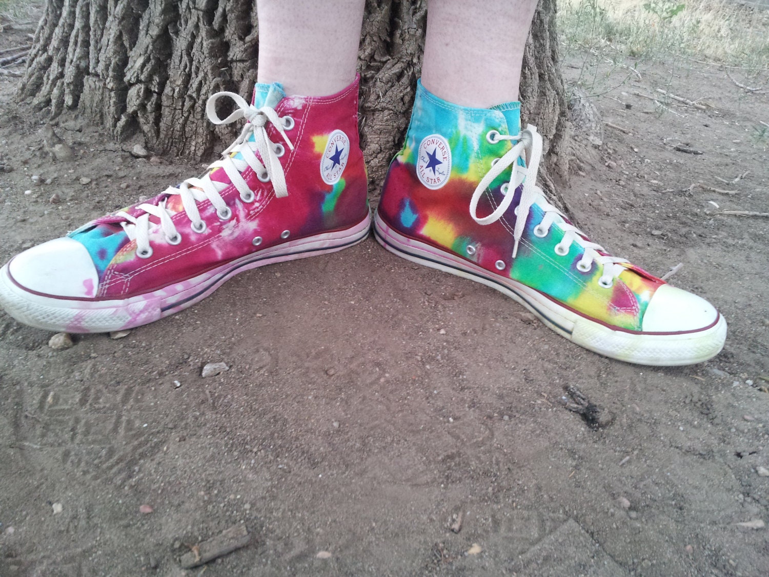 Tie Dye Converse High Top MADE TO ORDER