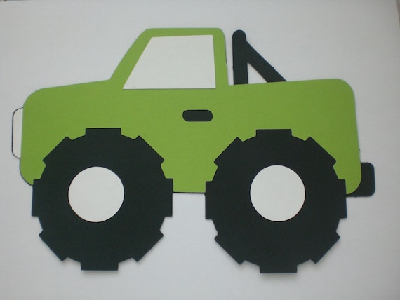 Items Similar To Monster Truck Die Cut 4 Four On Etsy