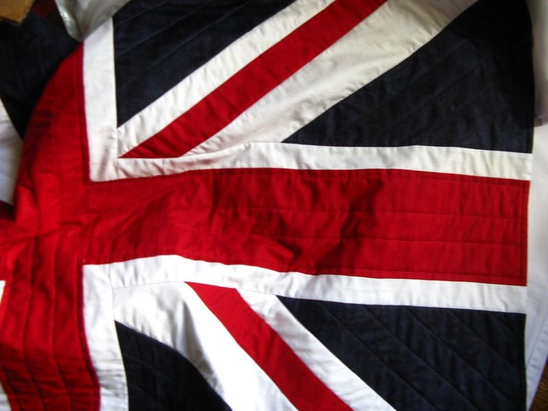 British Flag Quilt Union Jack Bold Proud Country By HouseofdeVeer