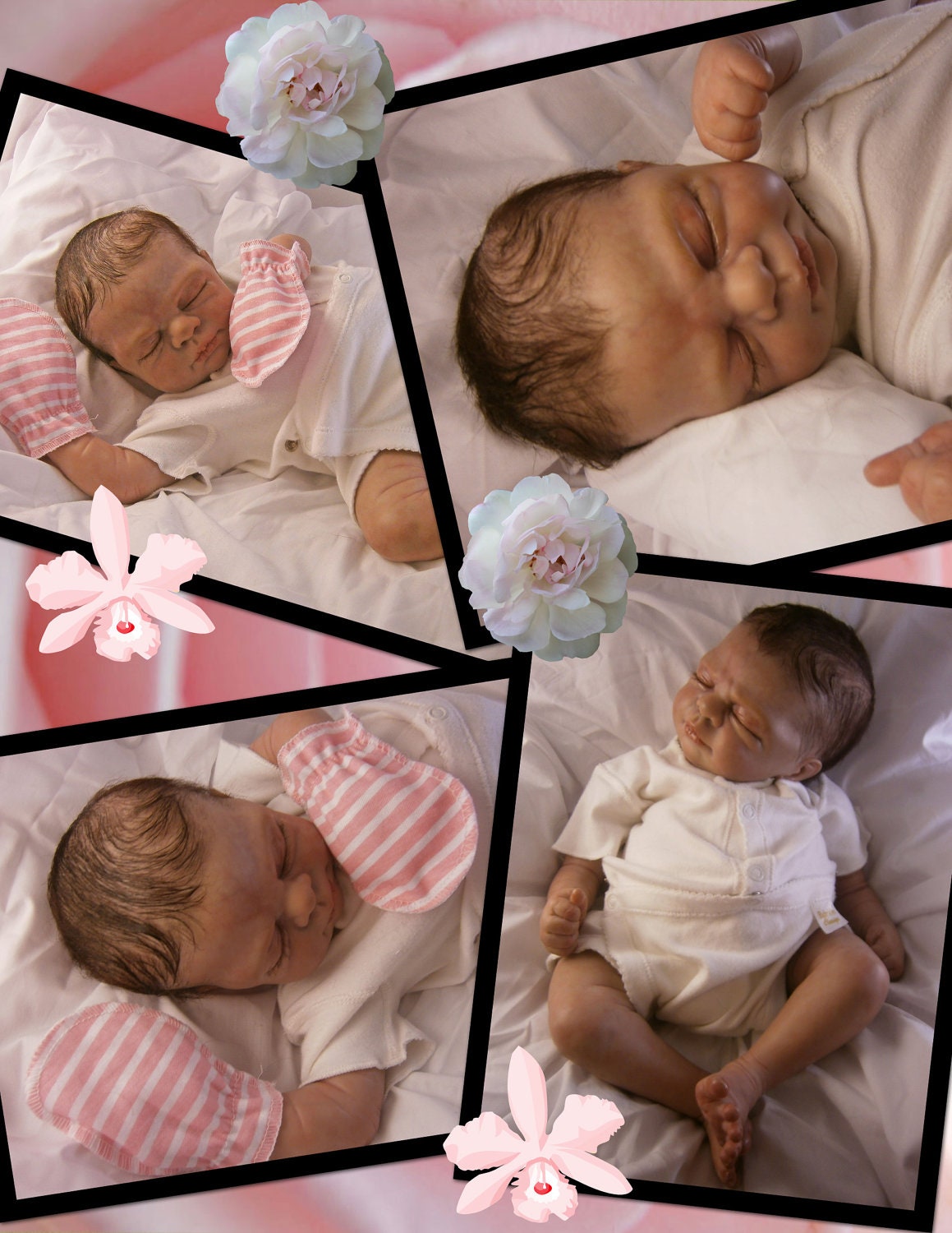 Reborn Baby girl Precious gift by cindy musgrove Sleeping Baby