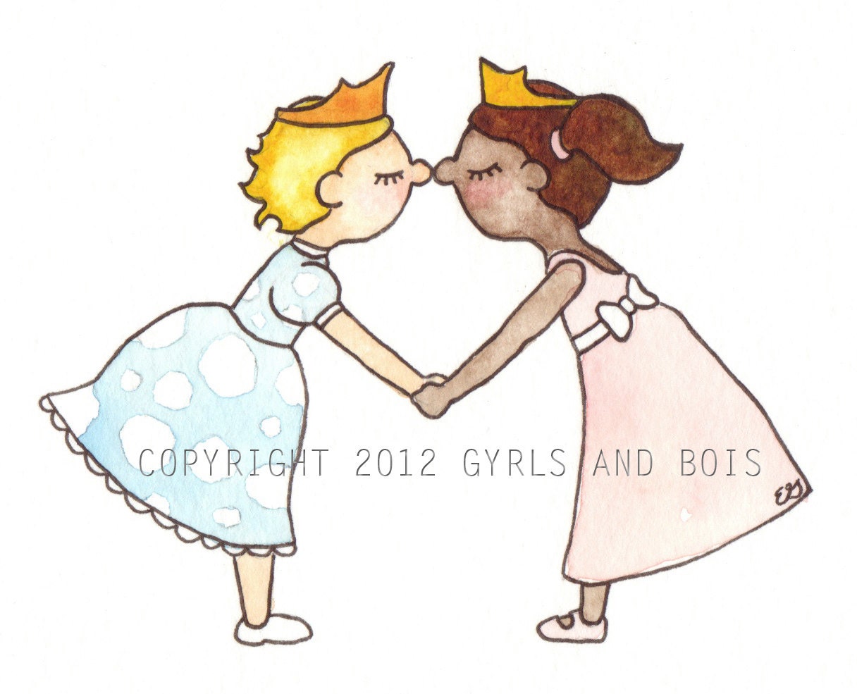 Happily Ever After (A high quality giclee print) - Celebrating gay and lesbian marriage rights