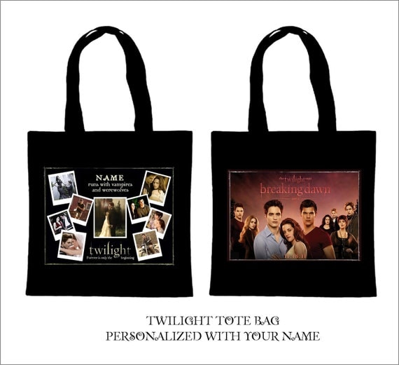 Twilight Breaking Dawn Tote Bag with Long Handles Twilight Breaking Dawn Tote Bag with Long Handles