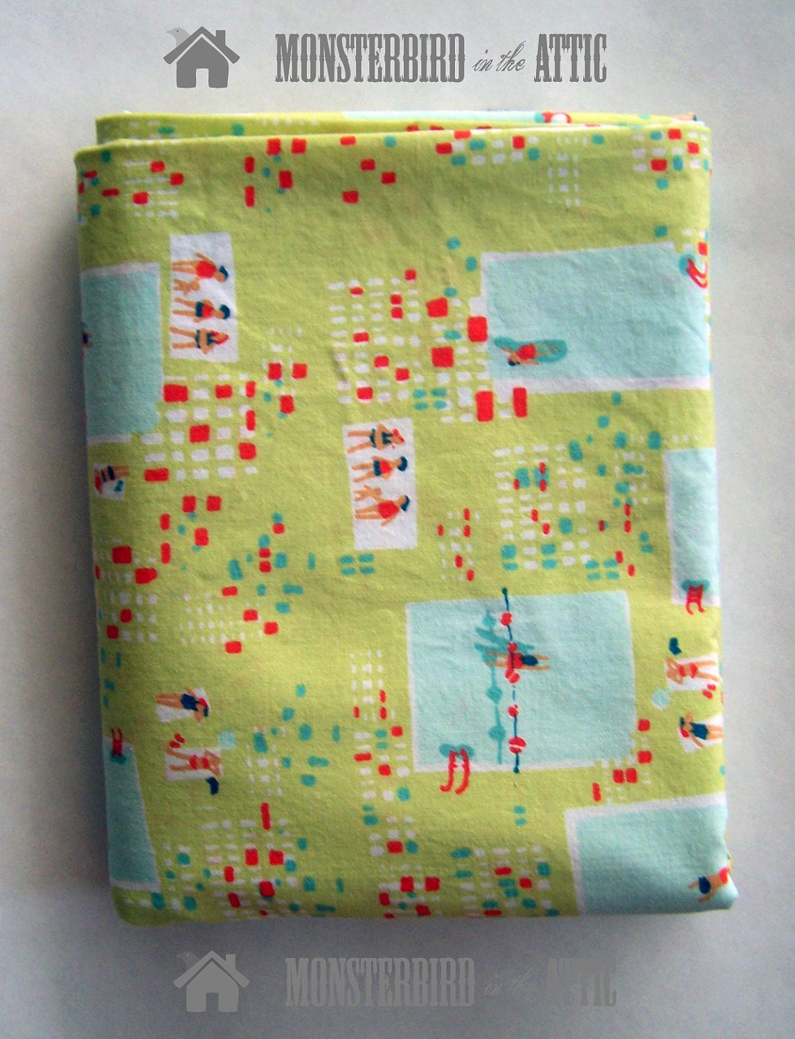 SALE Heather Ross Munki Munki "Pool Side" fabric quilting sewing