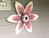 Reclaimed Wood Outdoor Wall Flower