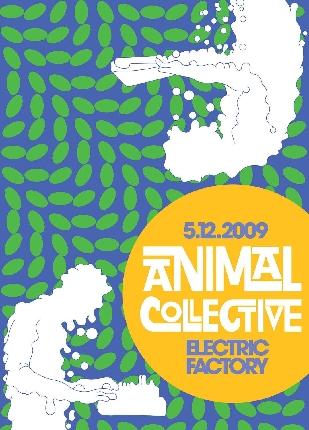 Squarespace Claim This Domain Animal Collective Music Poster Poster Art