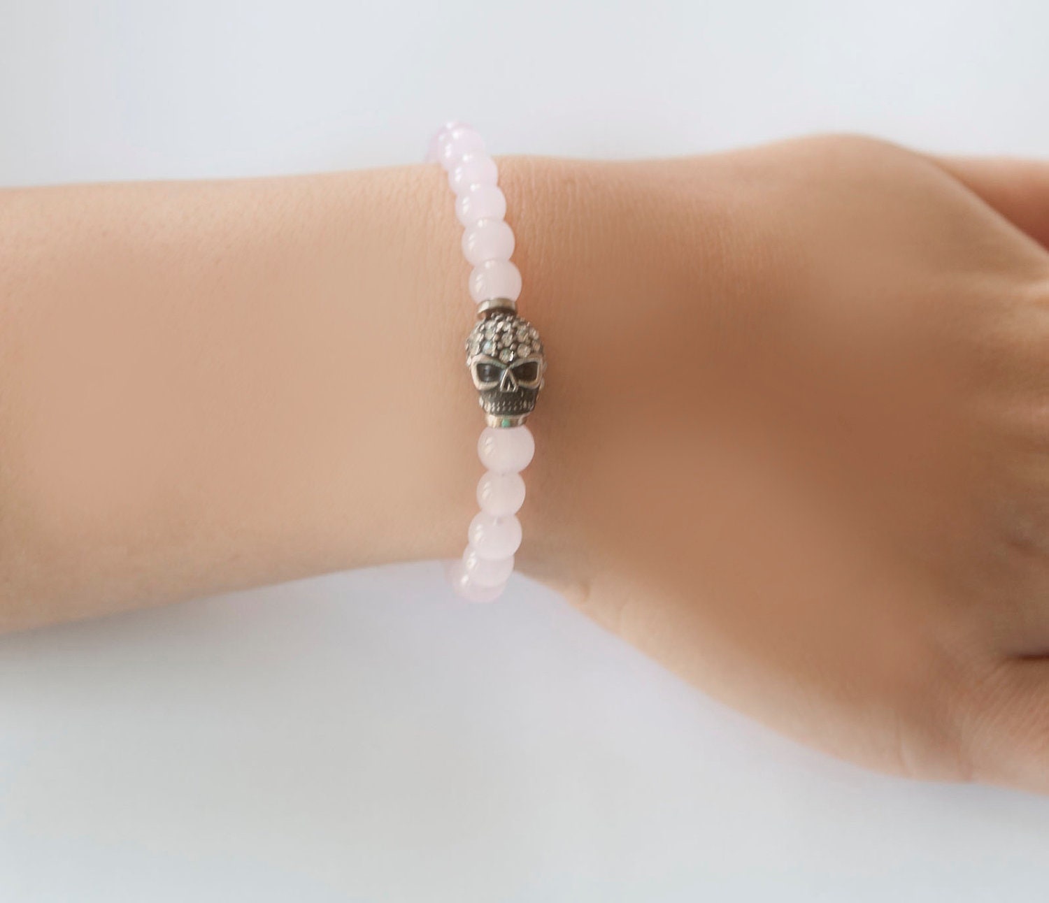 Pink Skull Bracelet