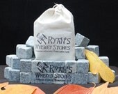 12 Ryan's Whiskey Stones Rocks Ice Cubes Soapstone Wine Chillers