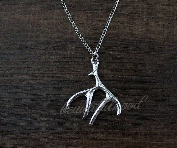 deer Antler Necklace Jewelry Gifts Inspire jewelry steampunk style men gift - edithbeth