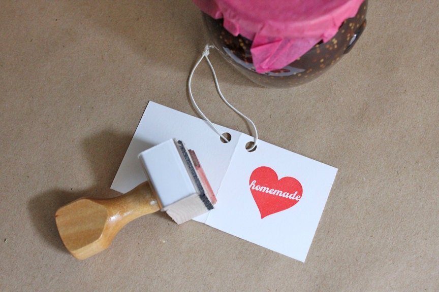 Homemade rubber stamp // wedding stamp for favors