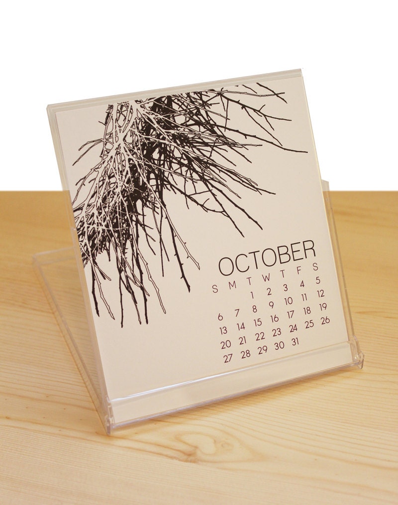 2013 Botanical Desk Calendar
