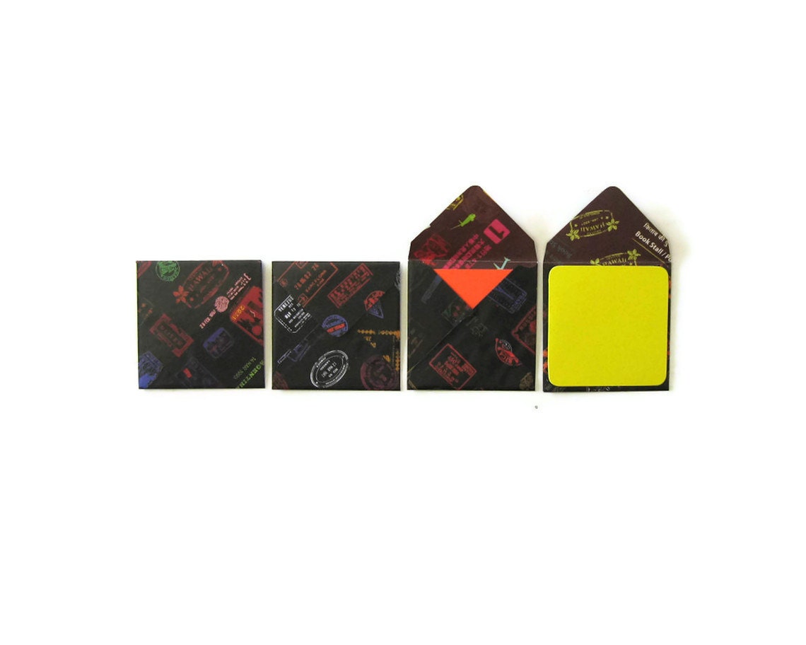 Passport Stamps - Mini Stationery Set