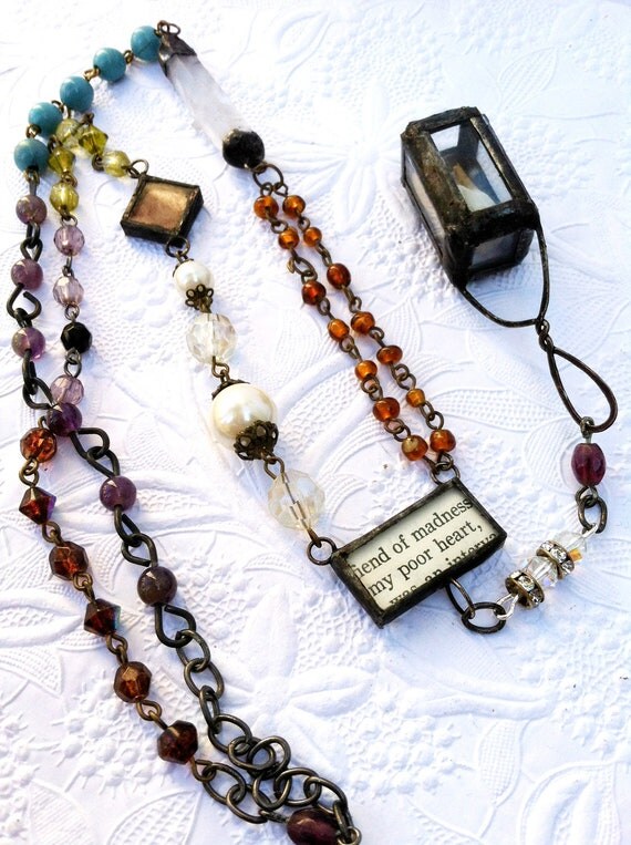 Rosary Reliquary Necklace Tooth Shrine One Of A Kind by Mystarrrs
