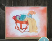 Mom Bag -- Mommy/New Mommy/Mother's Day/Birthday card from The Nic Studio