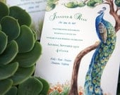 Hand-painted Custom Wedding Invitation Design 2