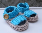Sandals Crochet Pattern - Summer Baby Booties - Quick and Easy Pattern in 3 Sizes - 0 - 12 Months