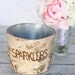 Rustic Birch Bark Wedding Decor Sparklers Basket