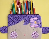 Purple Hair zipper pouch